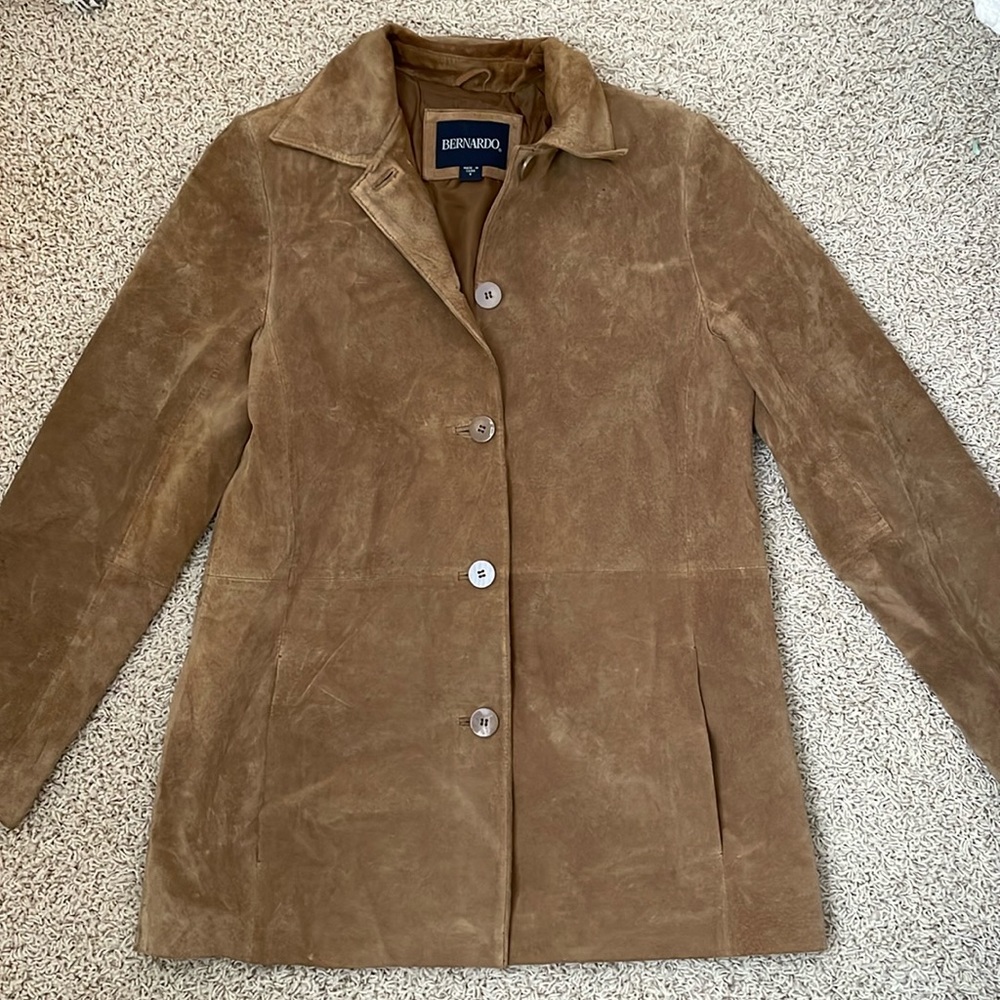 Bernardo leather coat